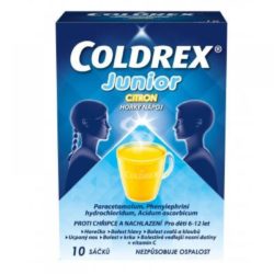 COLDREX Junior citron Prášek pro roztok 10 sáčků