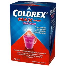 COLDREX MAX Grip lesní ovoce prášek pro perorální roztok 10 sáčků