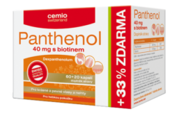 Cemio Panthenol 40 mg s biotinem orální tobolky 60 + 20