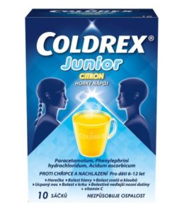 Coldrex Junior Horký nápoj Citron 10 ks