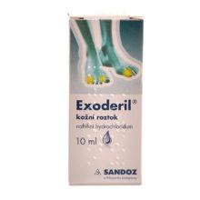 EXODERIL Roztok k zevnímu užití 100 mg 10 ml