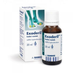 EXODERIL Roztok k zevnímu užití 200 mg 20 ml