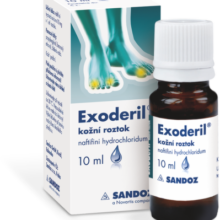 Exoderil dermální roztok 1x10 ml/ 100 mg