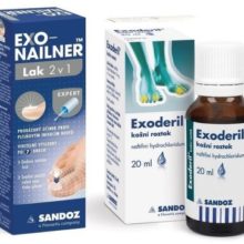 Exonailner Lak 2v1 5ml + Exoderil 20ml/200mg