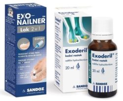 Exonailner Lak 2v1 5ml + Exoderil 20ml/200mg