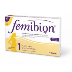 FEMIBION 1 s vitaminem D3 bez jódu 60 tablet