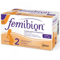 FEMIBION 2 s vitamínem D3 bez jódu 60 tablet + 60 tobolek