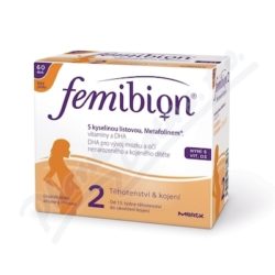 Femibion 2 s vit. D3 bez jódu tbl.60 + tob.60