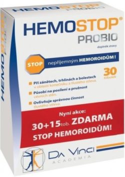 Hemostop Probio MAX Da Vinci Academia tob. 30+15