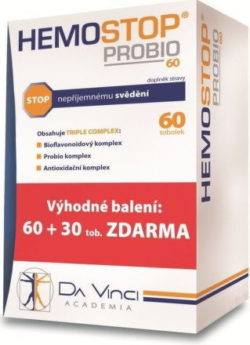 Hemostop Probio MAX Da Vinci Academia tob. 60+30