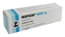 Herpesin krém dermální krém 1 x 5 g 5 %