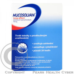 MUCOSOLVAN LONG EFFECT  20X75MG Tobolky