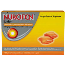 NUROFEN Junior pomeranč 100 mg 12 ks žvýkacích tablet