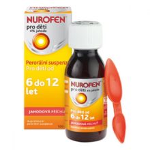 NUROFEN PRO DĚTI 4% JAHODA  1X100ML Suspenze