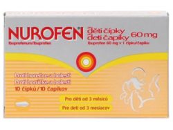 NUROFEN PRO DĚTI ČÍPKY 10x60 MG