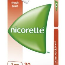 Nicorette FreshFruit Gum 2 mg léčivá žvýkací guma 30