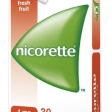 Nicorette FreshFruit Gum 4 mg léčivá žvýkací guma 30