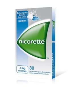Nicorette Icemint Gum 2 mg léčivá žvýkací guma 30