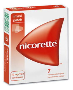 Nicorette Invisipatch 10mg/16h náplast 7x10mg