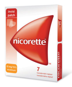 Nicorette Invisipatch 15mg/16h náplast 7x15mg