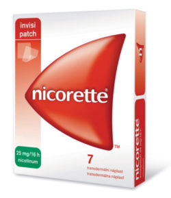 Nicorette Invisipatch 25mg/16h náplast 7x25mg