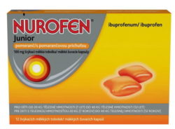 Nurofen Junior Pomeranč 100mg cps.mdm. 12ks