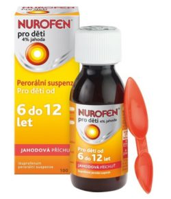 Nurofen pro děti 4% Jahoda 100ml