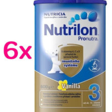 Nutrilon 3 Vanilka 800g SIXPACK