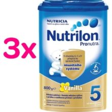 Nutrilon 5 Pronutra Vanilla 3 x 800g
