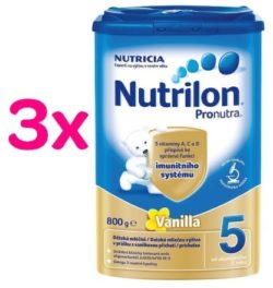 Nutrilon 5 Pronutra Vanilla 3 x 800g