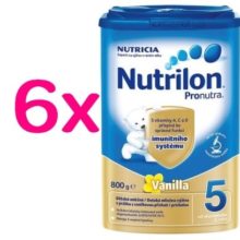 Nutrilon 5 Pronutra Vanilla 800g SIXPACK