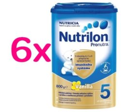 Nutrilon 5 Pronutra Vanilla 800g SIXPACK