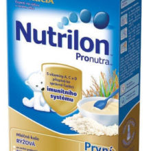 Nutrilon Pronutra kaše mléčná rýžová 225g
