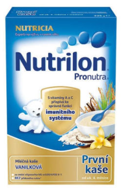 Nutrilon kaše Pronutra mléčná vanilková 225g