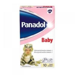 PANADOL Baby rektální čípky SUP 10x125 mg