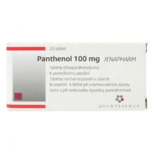 PANTHENOL 100 MG JENAPHARM  20X100MG Tablety