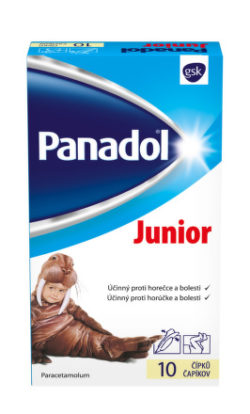 Panadol Junior čípky 250mg rct.sup.10x250mg