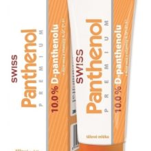 Panthenol 10% Swiss PREMIUM tělové mléko 200+50ml Zdarma