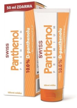 Panthenol 10% Swiss PREMIUM tělové mléko 200+50ml Zdarma