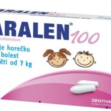 Paralen 100 čípek 5 x 100 mg