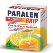 Paralen Grip Horký Nápoj Citrón 12 sáčků