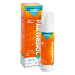 TOPVET Panthenol+ Pěna 8% 150ml(+33%gratis)