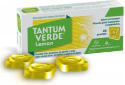 Tantum Verde Lemon orální pastilky 20 x 3 mg