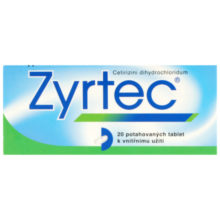 Zyrtec perorální tablety film  20 x 10 mg