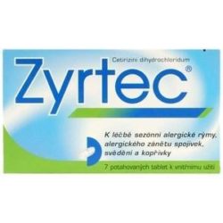 Zyrtec perorální tablety film  7 x 10 mg