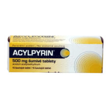 Acylpyrin 500 mg 15 šumivých tablet