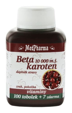 MedPharma Beta karoten 10.000 m.j.+ Panthenol + PABA tob.107