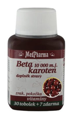 MedPharma Beta karoten 10.000 m.j.+ Panthenol + PABA tob.37