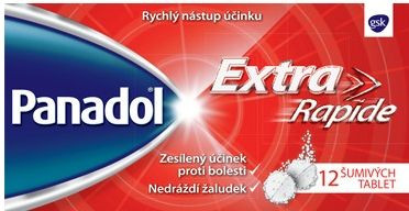 Panadol Extra Rapide 12 šumivých tablet