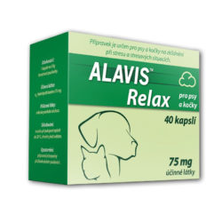 Alavis Relax pro psy a kočky 75 mg 40 kapslí